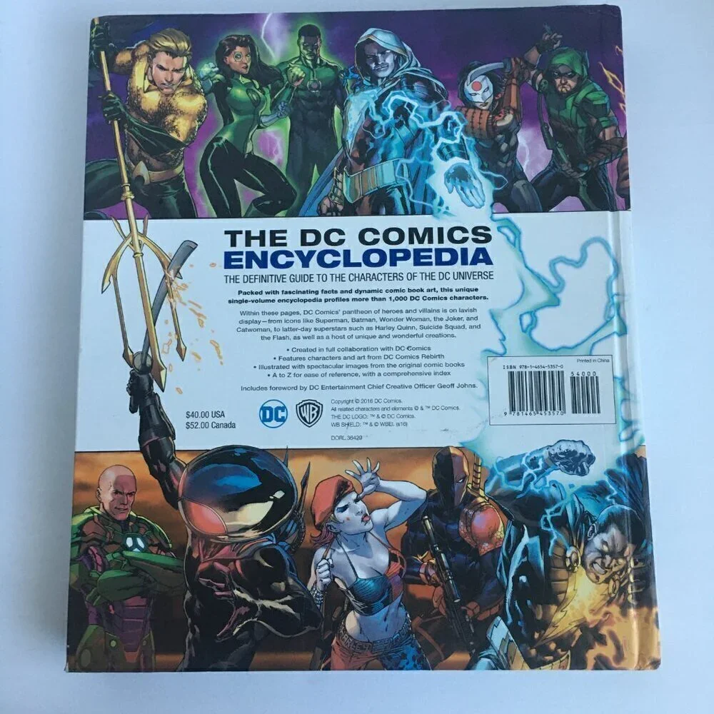 Kids Book - DK The DC Comics‎ Encyclopedia, Definitive Guide To The Characters